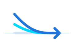 arrows pointing down